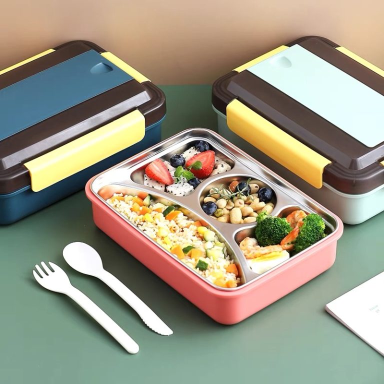 Stainless Steel Divided Lunch Box 31oz - Rumi Life